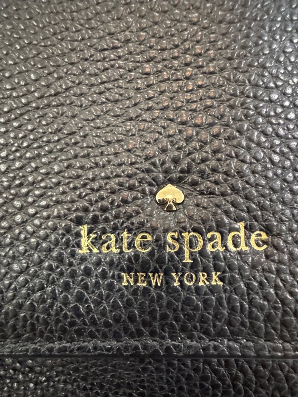 kate spade Black Pebbled Leather Crossbody with Tassel - Picture 6 of 11